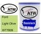 Preview: Ford, Light Olive, WT7809: 1L Lackdose, von ATW Autoteile West.